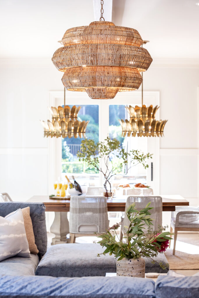 Pendant light interior design and decor by Aimee Montgomery Interiors photographed by Interior Photographer Sara Coffin Photo